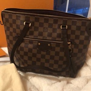 Authentic Louis Vuitton -  Iéna PM in Damier Ebene canvas